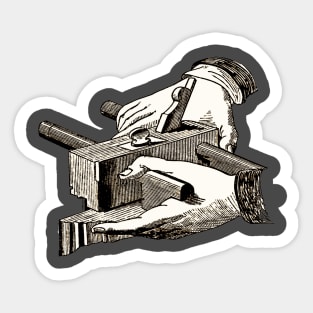 Carpenter Hand Plane Sticker